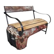 Over 100,000 french translations of english words and phrases. Traktor Sitzbank Shabby Chic Metall Holz Trecker Bank