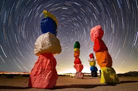 And the artwork will appear on your right (east). Oc 7 Magic Mountains Las Vegas My First Try On Star Trail Need Some Work But Happy With The Result Nonetheless Astronomy