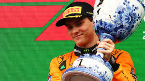 Dutch GP: Oscar Piastri wins dramatic race in Zandvoort as Lando Norris retires and Lewis Hamilton crashes