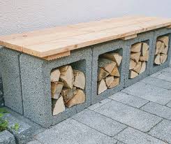 Bauen Sie Selbst Eine Brennholzbank Deko Vor Der Haustur Ideen Bauen Sie Selbst Eine Brennholzbank En 2020 Bois De Chauffage Idees De Jardinage Construire Un Banc