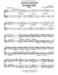 Duet Fantasy On Jingle Bells Sheet Music By Robert D Vandall Sheet Music Jingle Bells Sheet Music Duet