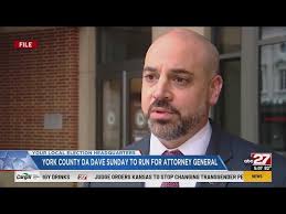 York County DA Dave Sunday running for Attorney General