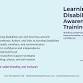 Learning Disability Awareness event image