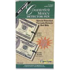 Accepting counterfeit money is the equivalent of being robbed — someone gets your services or royal sovereign makes a counterfeit detector that identifies phony bills in four different ways the pen is very easy to use, but it comes with an instruction booklet just in case you have any questions. Buy Fraud Counterfeit Detector Pens Office Depot