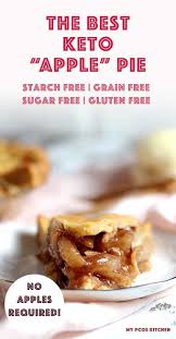 This Amazing Keto Apple Pie Is Filled With The Best Apple Pie Filling But Without All That Sugar And Glut Low Carb Recipes Dessert Apple Pies Filling Recipes
