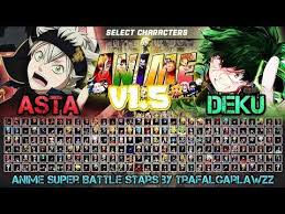 Anime Super Battle Stars Mugen Download Go Go Free Games Battle Star Naruto Games Free Games