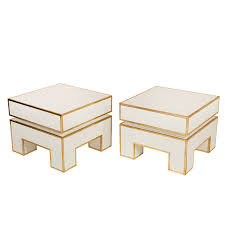 Pair Of Chic Moderne French Side Tables 1stdibs Com Side Table Elegant Furniture Furniture