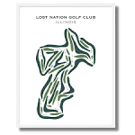 Lost Nation Golf Club Illinois Golf Course Print Golf Wall - Etsy