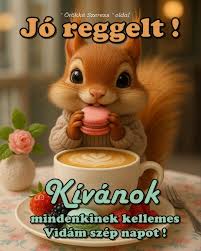 Jó reggelt! Vidám szép napot kívánok!