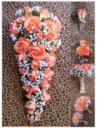 New artificial rustic coral reef wedding teardrop bouquet, 15 in length. Custom Rustic Coral Reef Bridal Bouquet For Kristen Bridal Bouquet Coral Coral Wedding Flowers Teardrop Bouquet