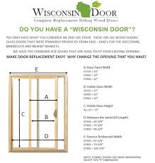 (6) whether it's an exterior or interior bearing wall; Custom Sliding Doors