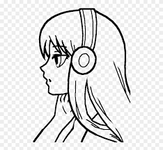 Rigged born to die hair by okkaruto on deviantart. Girl Base Anime Girl Base With Hair Clipart 541597 Pikpng