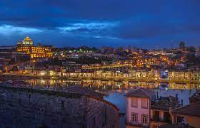 Livros, impressão e artigos de papelaria em portgugal. Nachtpanorama Von Porto Und Von Vila Nova De Gaia Portugal Stockbild Bild Von Panoramisch Cityscape 39799133