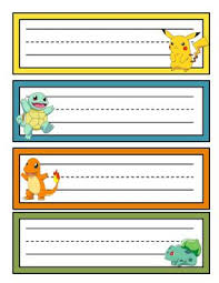 Pokemon Nameplates And Calendar By Learning Is Not Quiet Tpt Pokemon Pokemon Theme Classroom Themes