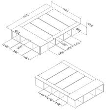This queen platform bed (60) with drawers is an economic option since it does not require the use of a box spring. South Shore Avilla Full Storage Platform Bed In Winter Oak 11833