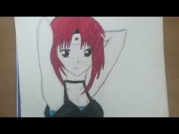 طريقه رسم انمي فوكو من شعله ريكا رسومات كرتون youtube painting anime art