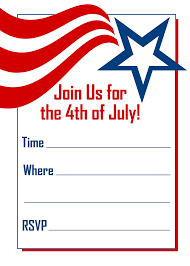 4th Of July Invitations Free Printable Patriotic Invitations Invitation Template Free Free Printable Party Invitations