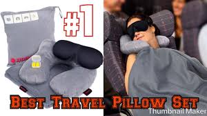 Overall, it makes for a great and practical travel companion for your little ones. Best Travel Pillow And Blanket Set Zideli Travel Blanket 4 In 1 Luxury Travel Set Youtube