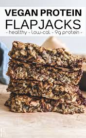 Healthy Vegan Protein Flapjacks Recipe Protein Flapjacks Vegan Protein Flapjack