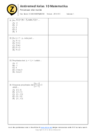 Pdf Antiremed Kelas 10 Matematika Gita Furi Academia Edu