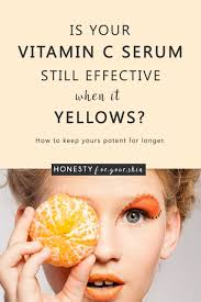 How long does it take vitamin c serum to work? Is Your Vitamin C Serum Still Potent If It Turns Yellow Brown