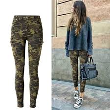 Skinny Camo Jeans Women Jeans Womens Jeans Skinny Army Pants