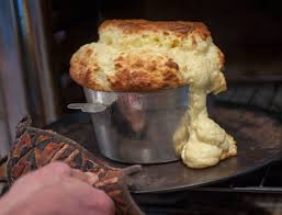Ah A Cheese Souffle It Puffs And Rises Majestically Sometimes Even Overflowing Its Baking Dish Cheese Souffle Recipes Food