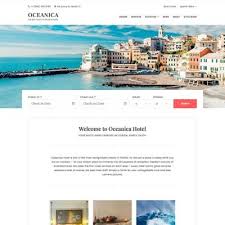 Wordpress Hotel Theme Oceanica Hotel Website Templates Wordpress Theme Hotel Booking Website