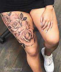55 Breathtaking Flower Tattoos Ideas Tattoosforwomen Leg Tattoos Leg Tattoos Women Leg Tattoo Design