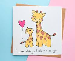 Cute Handmade Birthday Cards For Mom From Daughter Mum Birthday Card Mum Cards Cute Giraffes Cute Mum Card Etsy Grandma Birthday Card Cute Birthday Cards Mom Cards