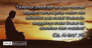 We did not find results for: Waktu Sholat Subuh Jangan Sampai Kesiangan Atau Ibadah Percuma