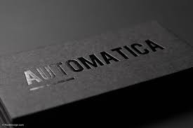 Add extra dazzle, shine and texture. Black Business Cards