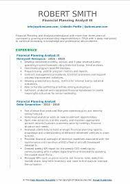 Your job description is the first touchpoint compile and analyse financial reports and find discrepancies that require senior management's attention. Financial Planning Analyst Resume Samples Qwikresume
