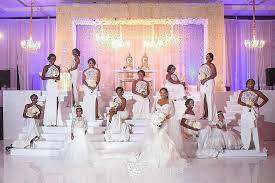 139 Likes 2 Comments Raw Best Wedding Website Realafricanweddings On Instagram This Is Just So Heavenly Stu Stunning Bride Bridesmaid Dresses Bride