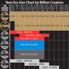 New Era Fitted Cap Size Chart 2f4203