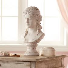 Classic Greek 17 1 2 High Antique White Bust Sculpture 4c788 Lamps Plus In 2020 Skulpturen Antike Und Griechisch
