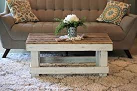 This coffee table was in perfect condition, sans the glass. Amazon Com White Distressed Coffee Table