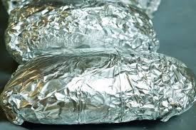How To Wash A Potato Livestrong Com Foil Wrapped Baked Potato Frozen Potatoes Cooking Baked Potatoes