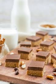 If the dough is too thick, you can add a little water. No Bake Peanut Butter Bars Balancing Motherhood