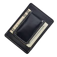 The credit card holder is slightly pinched at the top so that when you slide even one credit card in, it will hold it tightly. Leather Magnetic Money Clip With Credit Card Holder Hansonellis Com