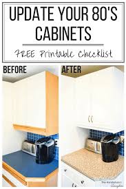 Simple tips to refacing kitchen cabinet before after and the cost. Tips For Updating Melamine Cabinets With Oak Trim The Handyman S Daughter