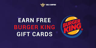 Maybe you would like to learn more about one of these? Earn Free Burger King Gift Cards In 2021 Idle Empire