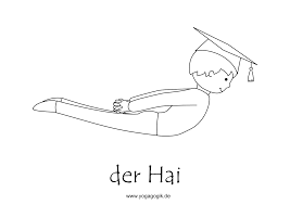 Kinderyoga Ausmalbild Hai Yoga Fur Kinder Kinderyoga Ubungen Yoga Figuren