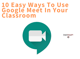Using your browser, share your video, desktop, and presentations with teammates and customers. 10 Easy Ways To Use Google Meet In Your Classroom Teachthought