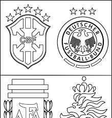 Das bundeswappen ist das staatswappen der bundesrepublik deutschland. Ausmalbilder Fussball Wappen Zum Ausdrucken