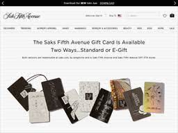 Saks fifth avenue shipping & returns. Saks Fifth Avenue Gift Card Balance Check Balance Enquiry Links Reviews Contact Social Terms And More Gcb Today