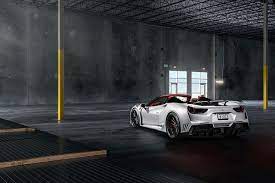 Ua Wide Pearl Ferrari 488 2 White Ferrari Sports Coupe Super Cars