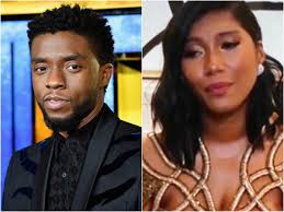 Chadwick boseman, taylor simone ledward, ryan michelle bathe, and sterling k. Chadwick Boseman S Wife Taylor Simone Ledward Praised For Emotional Golden Globes Acceptance Speech The Independent