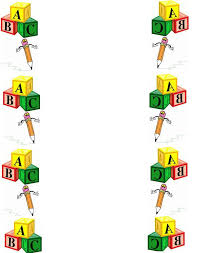 Free School Themed Borders Back To School Bulletin Board Borders Free Printable Sc Bulletin Board Borders Elementary Schools Kindergarten Reading Activities