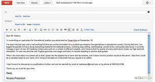 Your subject line and the resume email opening have to take care of that. Email Cover Letter Message October 2021